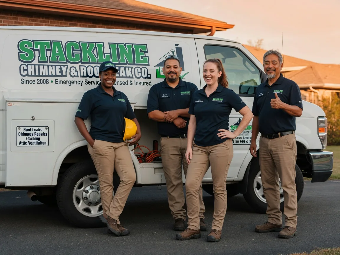 Chimney flashing repair company in Leona, TX